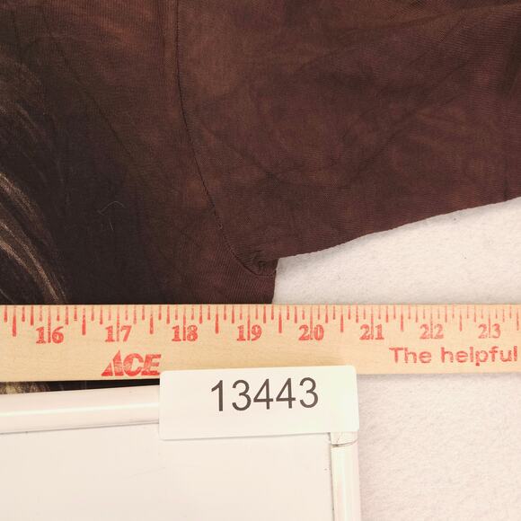 The Mountain Terrier Crew Neck Graphic T Shirt Mens Size Small S Maroon - Picture 7 of 11